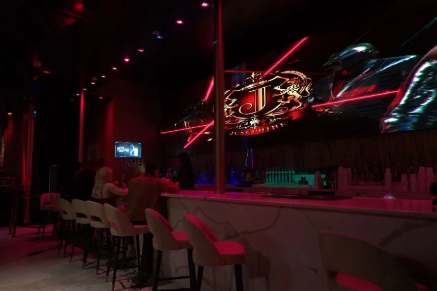 Modern lighting and décor at Josephine ATL