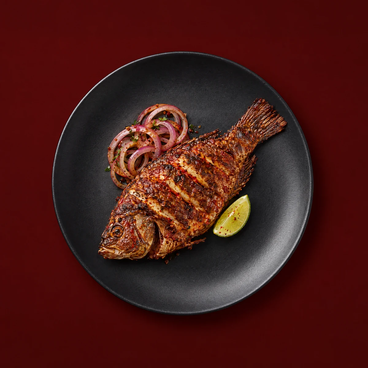 Illustrative photograph of Roasted Fish